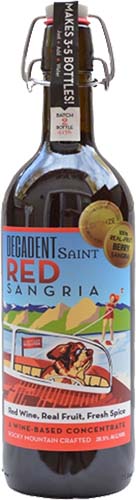 Decadent Saint Red Raspberry Sangria