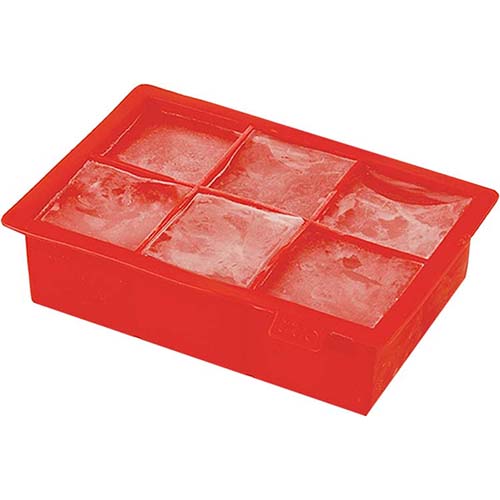 Colossal Ice Cube Tray Red