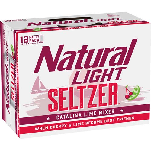 Natural Light Seltzer Catalina Lime Mixer Can