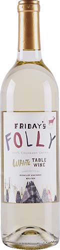 Bookcliff Vineyards Fridays Folly White