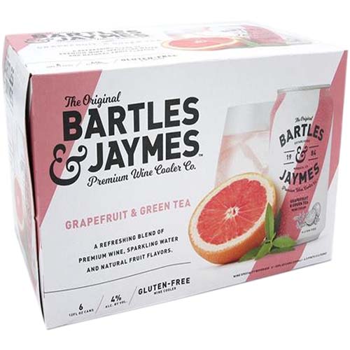 Bartles And Jaymes Grapefruit Green Tea Wine Cooler
