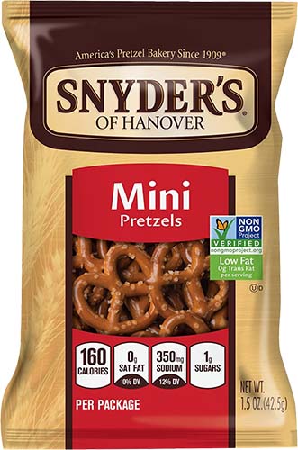 Mini Pretzels Snyders 1.5 Oz