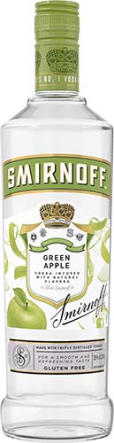 Smirnoff Twisted Green Apple-12 Oz Btl-6 Pk