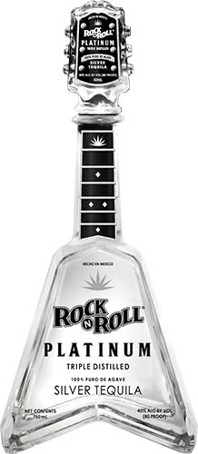 Rock N Roll Platinum Silver Tequila