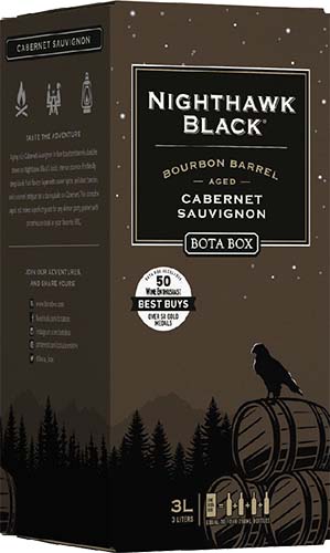 Bota Box Nighthawk Black Cabernet  Bourbon Barrel