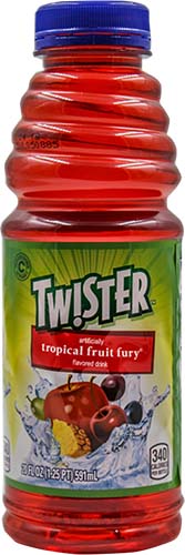 Tropicana Twisters Tropical Fruit Fury 16.9 Oz