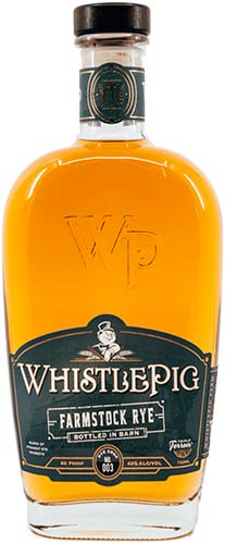 Whistlepig Farmstock Rye Whiskey Bottled In Barn