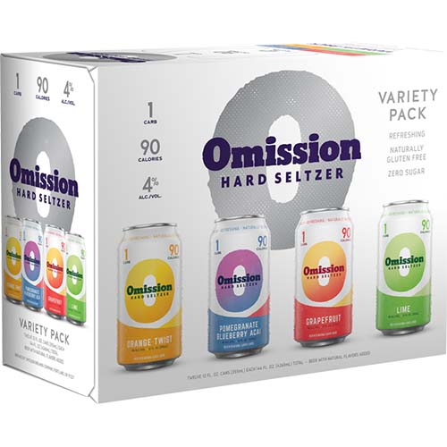 Omission Hard Seltzer 12pk Cans