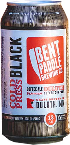 Bent Paddle Cold Press Black Coffee Ale 6 Pk Cans