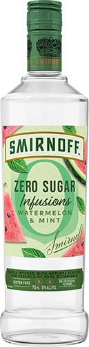 Smirnoff Zero Sugar  Watermelon & Mint Flavored Vodka