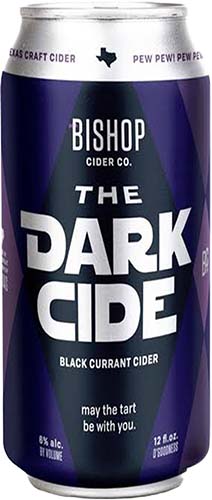 Bishop Cider The Dark Cide Cans
