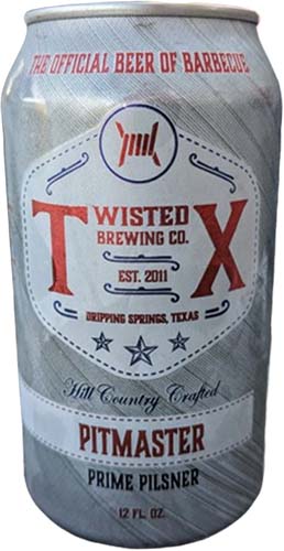 Twisted X Brewing Pitmaster Pilsner 6pk/4
