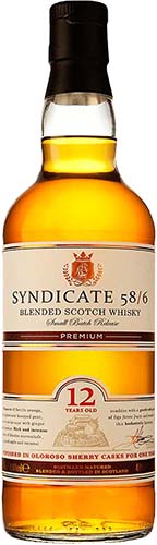 Syndicate 58/6 12 Year Old Whiskey