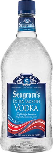 1.75 Lseagrams Vodka Extra Smooth 80 - Pet - 1.75 L [44371]