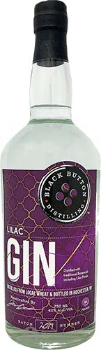 Black Button Lilac Gin