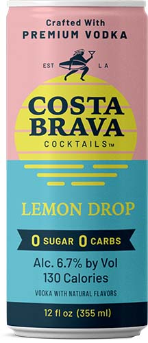 Costa Brava Lemon Drop 4pk C 12oz