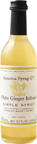Sonoma Syrup Simple Syrup - Ginger Infused