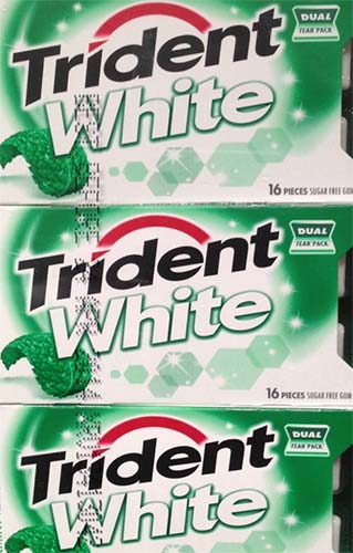 Trident White Spearmint 16pc