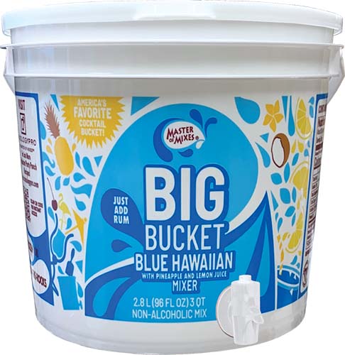 Mom Big Bucket Blue Hawaiian
