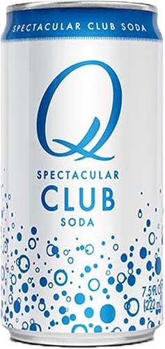 Q Drinks Club Soda Slim Can 4pk/7.5z
