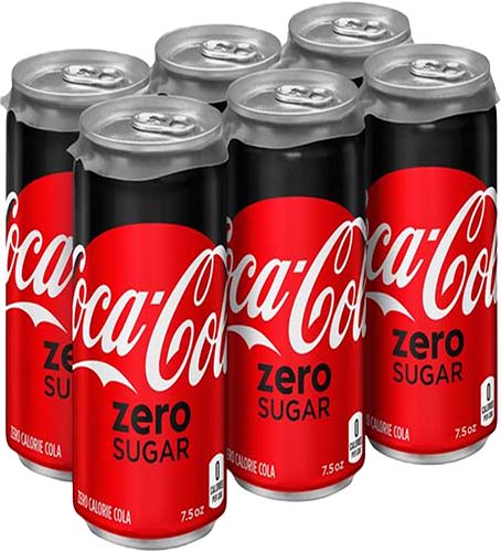 Coke Zero Sugar 7.5 Oz 6pk