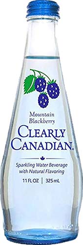 Clearly Canadian Sparkling Water Blackberry 11 Oz