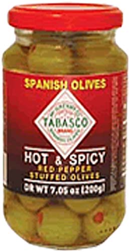 Tabasco Spanish Olives Spicy And Stuffed