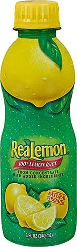 Realemon Lemon Juice 8 Oz Btl