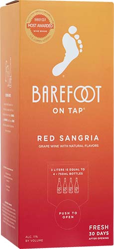 Barefoot Cellars Box Red Sangria 3l