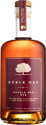 Noble Oak Dbl Rye Wsky 750ml