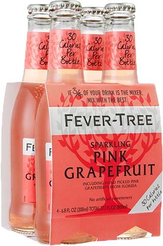 Fever Tree Spkl Pink Grpfr 4pk