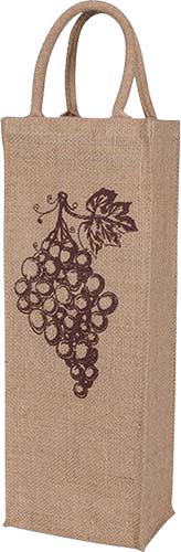 Wine Gift Bag - Illustrated Grapes