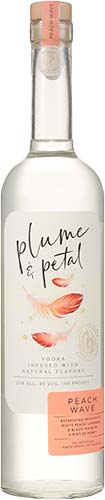 Plume & Petal Peach Wave Vodka 750ml