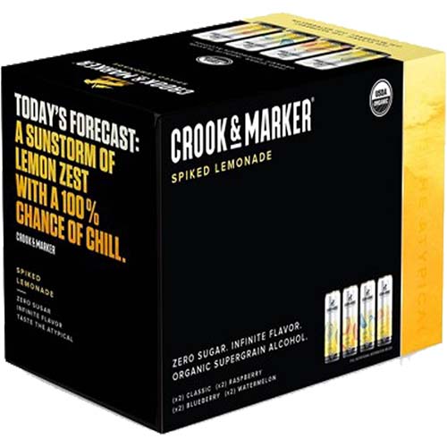 Crook & Marker Lemonade 8pk Can