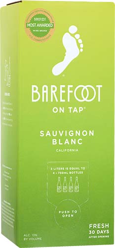Barefoot On Tap Sauvignon Blanc 3l