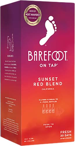 Barefoot Sunset Red Blend 3.0l