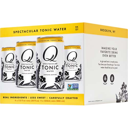 Q Tonic Water Cans