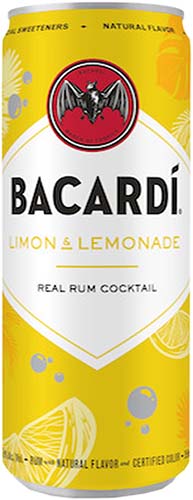 Bacardi Limon & Lemonade Real Rum Cocktail