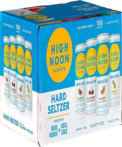 High Noon  Hard Seltzer Variety 12 Pk Cans
