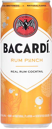 Bacardi Cktl Rum Punch  4 Pk Cans