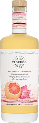 21 Seeds Grapefruit Hibiscus Infused Tequila