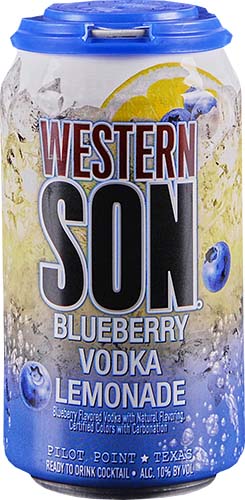 Western Son Low Calorie Spikedice Blueberry Lemonade