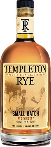 Templeton 4yr. Rye Whiskey 750ml Gift Set
