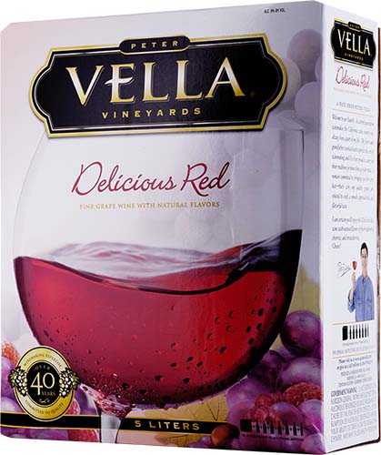 Peter Vella Delicious Red Box Wine 5l