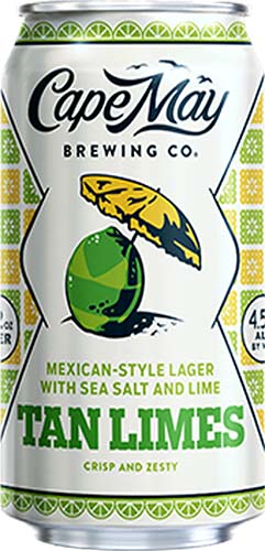 Cape May Tan Limes 6 Pk Can
