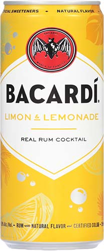 Bacardi Limon & Lemonade 4pk 355ml