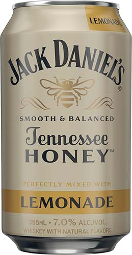 Jack Rtd Honey & Lemonade 4pk Can