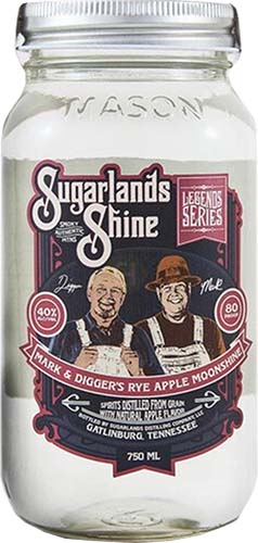 Sugarlands Rye Apple Mark & Diggers750ml