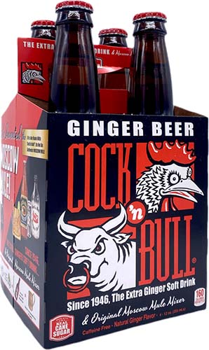 Cock N Bull Ginger Beer 4 Pk Btl