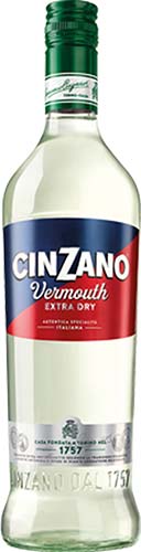 Cinzano Dry Vermouth Flavor 750ml